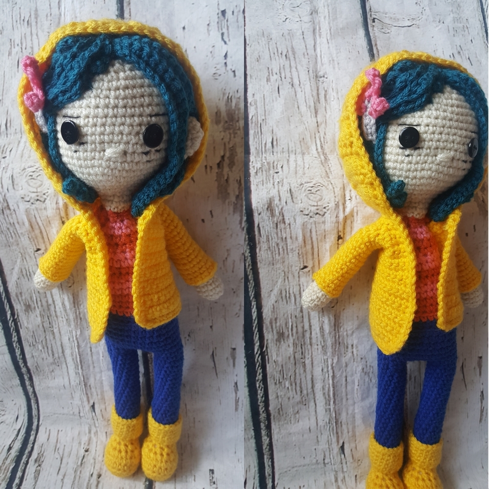Crochet Coraline Doll/Amigurumi
